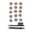 Soft Material Hearing Aid Cleaning Brushes With Wax Loop And Magnet Design Multi Function Cleaning Tool Hearing Aid Maintenance Battery Removal Kit 5
