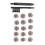 Magnet Design Hearing Aid Cleaning Brushes With Wax Loop Multi Function Cleaning Tool Battery Removal Soft Material Hearing Aid Maintenance Kit 2