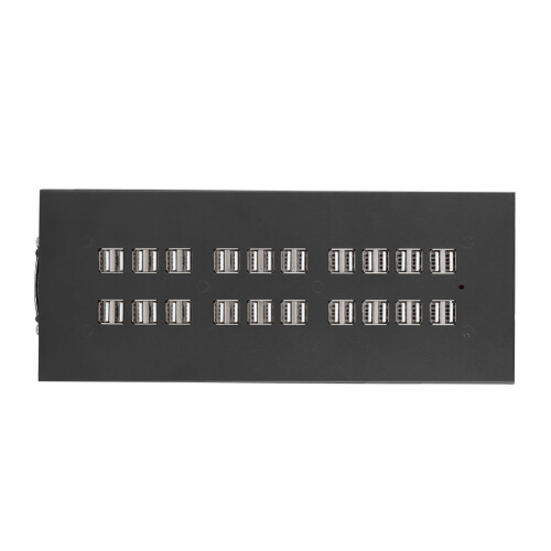 Σταθμός φόρτισης USB βιομηχανικής ισχύος, περίβλημα από κράμα αλουμινίου 40 θυρών, 1
