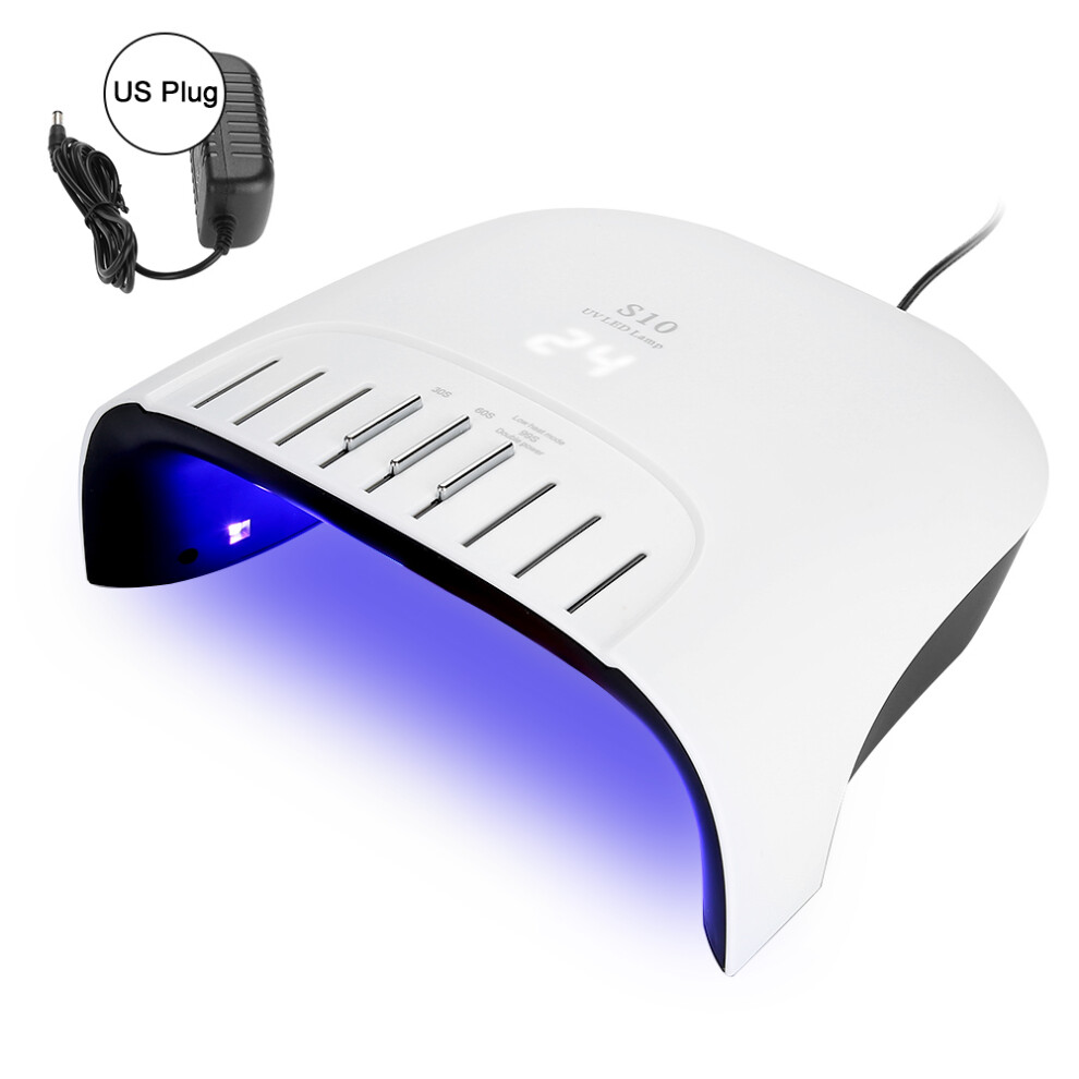UV LED Nail Curing Lamp For Gel Polish With Timer Modes Smart Infrared Sensor Fast Drying Rechargeable Cordless Design Eye Safe Long Lasting Nail