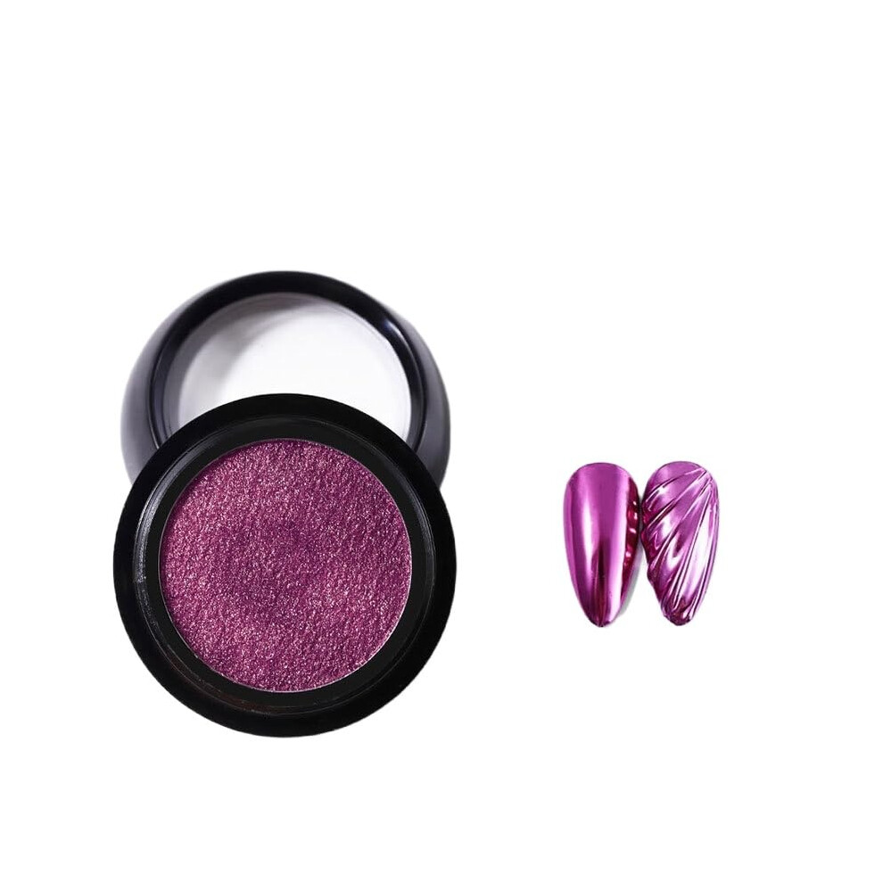 Chrome Nail Powder GT005 for Gel Nails, Shimmering Mirror Effect, LongLasting Gloss Pigment