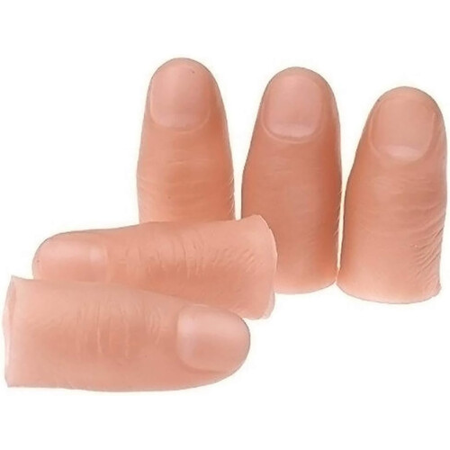 5Pcs Magic Trick Finger Tips Set for Magicians, Invisible Performance Design, Durable Reusable Props