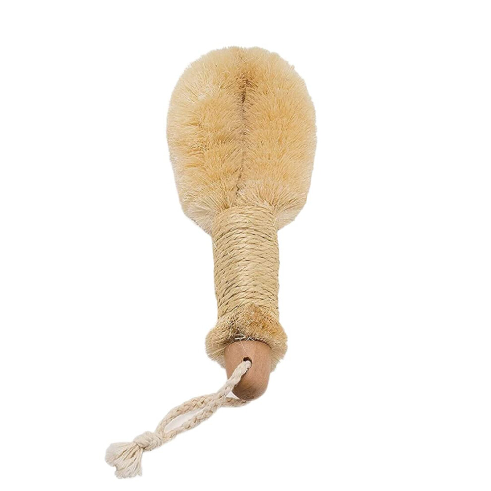Dry Body Brush Set  Natural Bristle Exfoliating Brush for Cellulite, Circulation and Smooth Skin