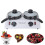 Chocolate Fondue Machine with Double Pots, Rapid Heating, Precise Temp Control for Candy and Cheese 1
