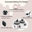 Chocolate Fondue Machine with Double Pots, Rapid Heating, Precise Temp Control for Candy and Cheese 5