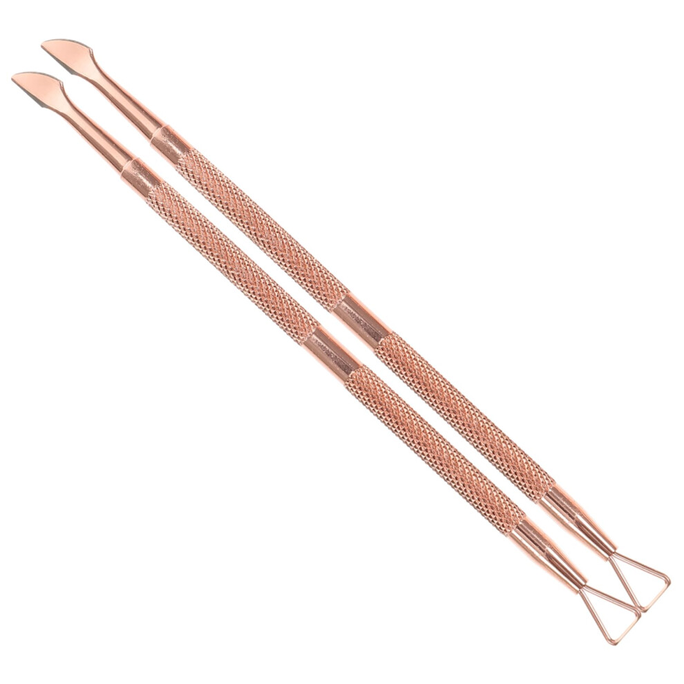Gold Stainless Steel Cuticle Pusher And Remover For Professional Manicure And Pedicure