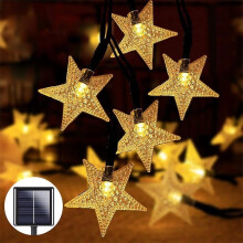 Solar String Lights Outdoor Waterproof 100 LED Energy Saving 8 Modes for Garden and Patio