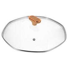 Tempered Glass Pan Lid with SpillResistant Secure Seal for Cooking, Outdoor and RV Use