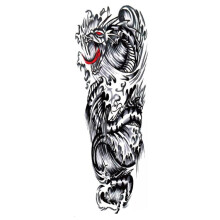 6 Sheets Temporary Tattoos Full Arm Dragon and Animal Waterproof 3D Fake Tattoo Stickers for Adults and Kids