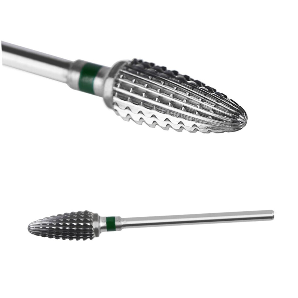Tungsten Steel Oval Cone Nail Drill Bit for Precision Shaping and Safe Cuticle Removal