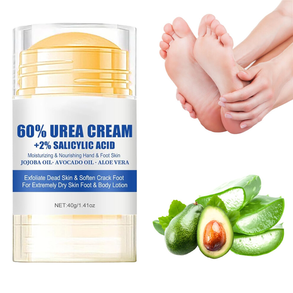 Cream 60% Urea Moisturizing Foot For Cracked Heels, Deep Hydration And Intensive Heel