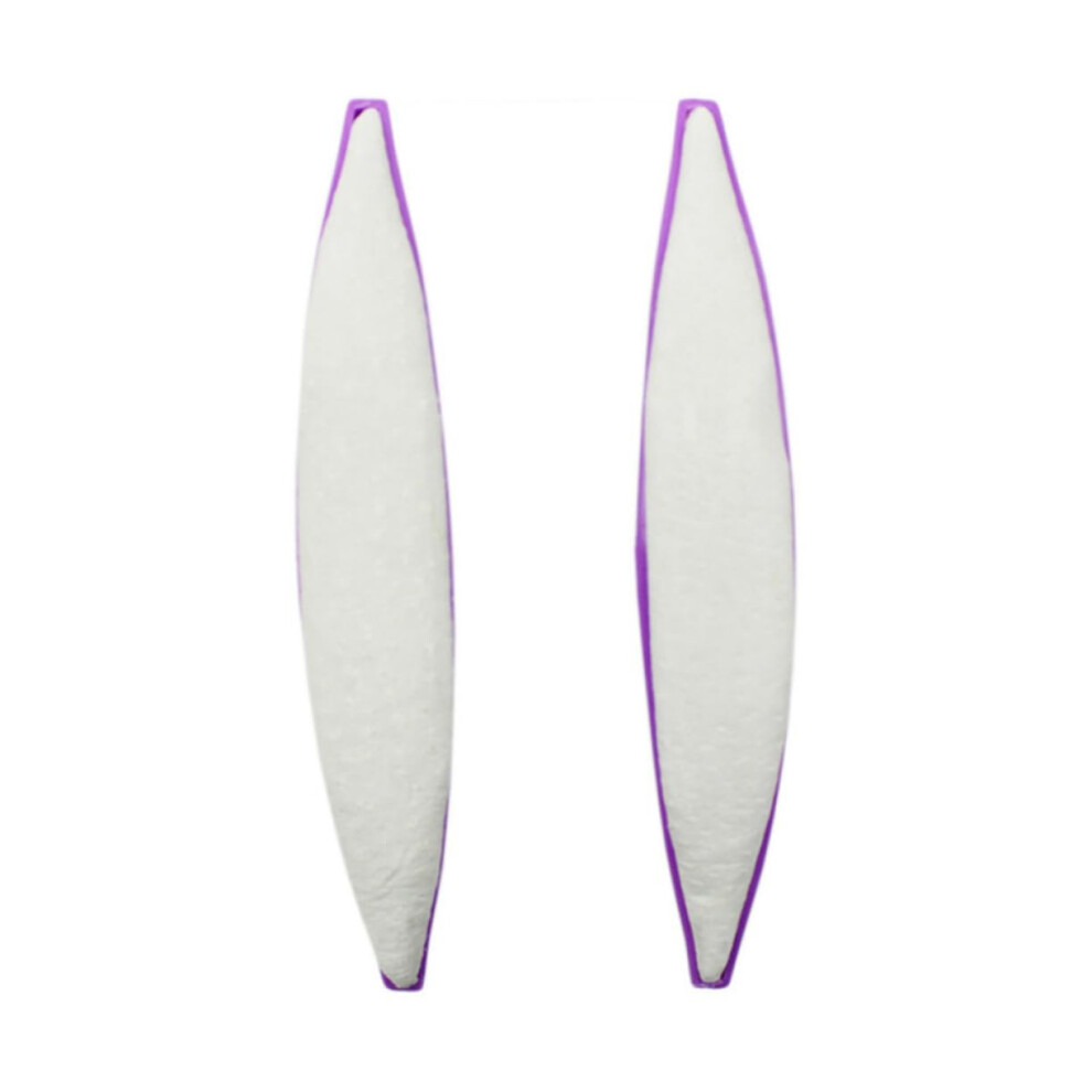 Purple Professional Nail Buffer Set 5Pcs Nail File For Manicure Pedicure, Smooth Buffing Finish