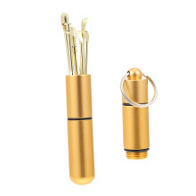 Stainless Steel Earwax Removal Kit with NonSlip Handle, Gentle Burr Finish, Effective Ear Cleaning Tools