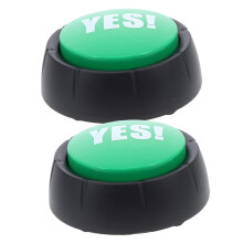 14 Pcs Sound Button Set with Yes No Buzzer for Funny Office Game, Instant Sound Response, Stress Relief Fun