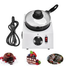 Chocolate Melting Pot 110V Electric Fondue Pot with Non‑Stick Bowl for Candy Butter Cheese Caramel