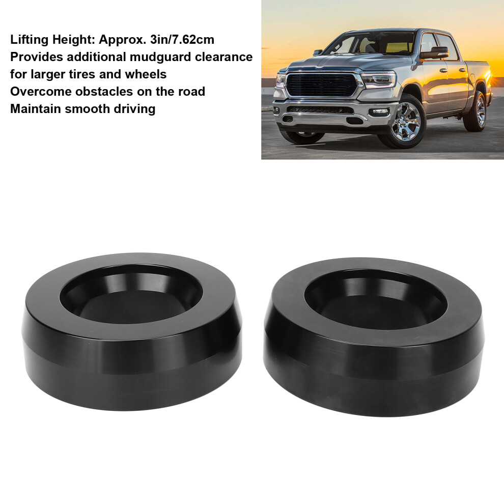 Pair Of 3In Strut Spacers For Ram 1500 2Wd 94-18 7444352779437