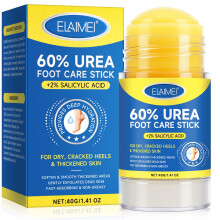 60% Urea Foot Cream Cracked Heel Stick with Salicylic Acid, Deep Hydration, 1.41oz
