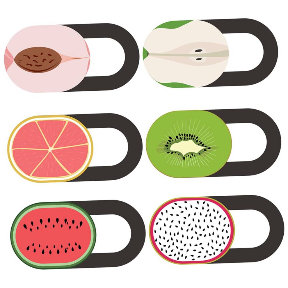 6Pcs Webcam Cover Slide For Laptop And Phone, Ultra Thin Privacy Protection With Decorative Patterns 9113335780163