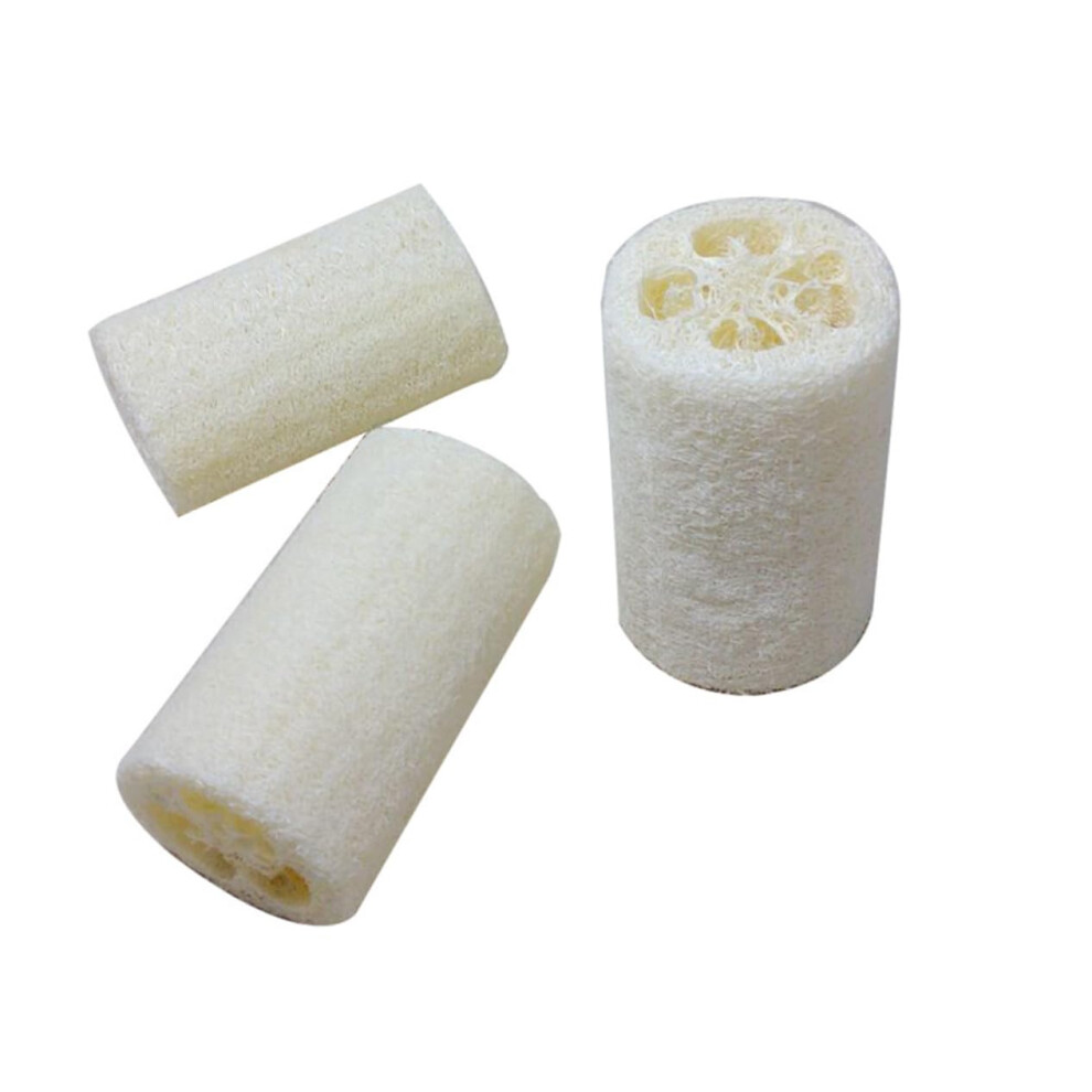 Natural Loofah Sponge 5pcs 12.5cm Bath Shower Scrubber for Deep Cleansing and Dish Washing