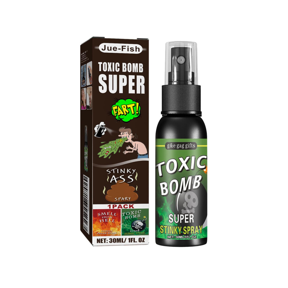 Strong Fart Prank Spray 30ml with Realistic Fart Odor, Funny Stink Bomb Gag for Adult Parties