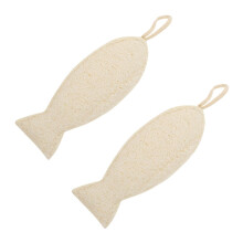 Bath Scrubber Back Exfoliating Towel for Shower Gentle Skin Cleansing 2pcs Boys and Girls