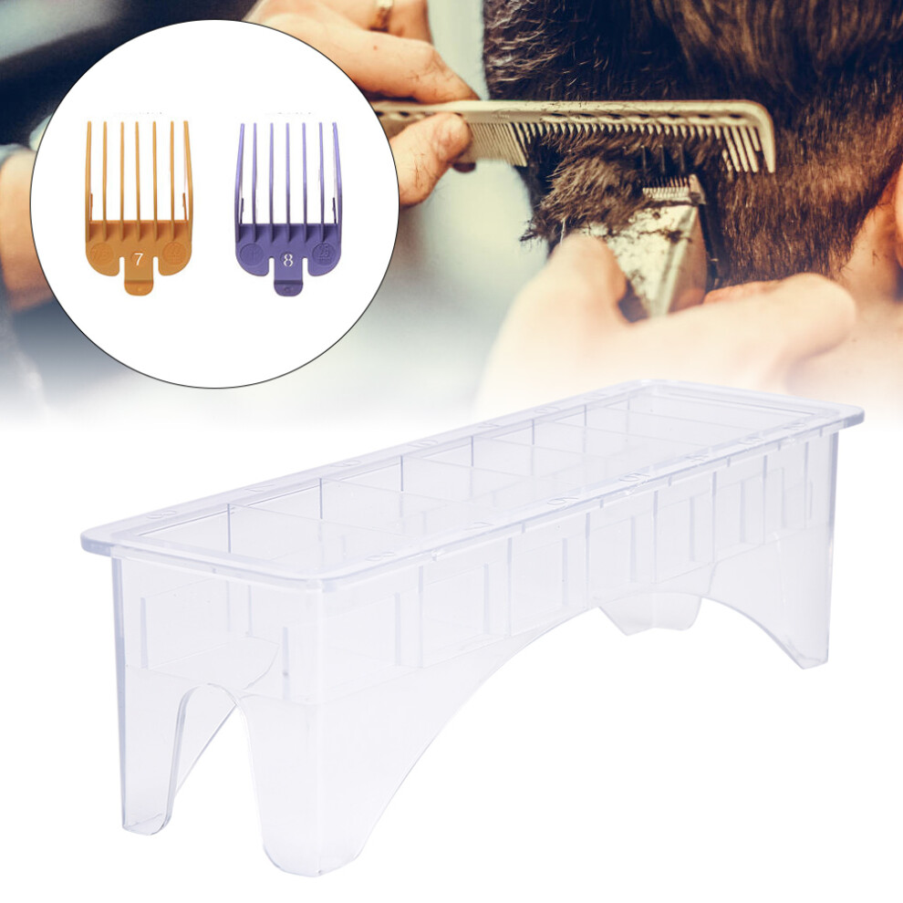 Hair Clipper Caliper Comb Storage Case 8 Slots Organiser for Barbers & Stylists