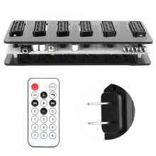 CPU-kylfläktnav, 2-i-1 ARGB- och PWM-splitter med fjärrkontroll, stöd för upp till 9 portar, minikompakt design för effektiv värmeavledning