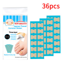 Bunion Corrector Ingrown Toenail Correction System Cotton Fabric Breathable Soft Touch Elastic Pedicure Stickers Physical Straightening Lever