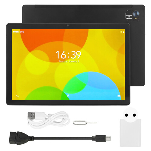 Long Battery Life Android Tablet With Quad Core Processor IPS Display Dual Camera Expandable Storage Powerful Performance Sleek Design Portable 1