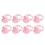 Glue Ring For Lash Extensions Flexible Ring Adjustable Size Safe Material Disposable Glue Holder Durable Plastic Time Saving Professional Eyelash Tool 4
