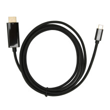 HDMI Cable With USB Type C Connector, Ultra HD 4K Video Cable For Laptop Smartphone Tablet Projector Monitor TV, Supports Extended Desktop And Screen