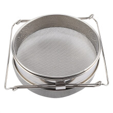 Equipamento para Extração de Mel, Coador de Mel em Aço Inoxidável, Filtro de Malha Dupla, Equipamento para Apicultura, Braços Ajustáveis,