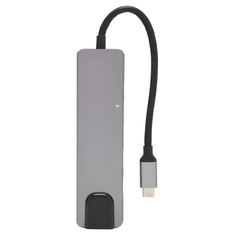 Rj45 Ethernet Port Adapter With 4K Hdmi Output, Multiport Adapter Featuring Usb Hub Power Delivery Fast Charging And Stable Wired Network Connection 9432746046171