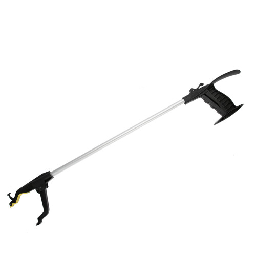 Rotating Handle Grabber With Strong Magnetic Tip And Latch Function On Handle Sturdy Aluminum Frame Compact Foldable Design For Seniors And Disabled 1
