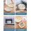 Microwave Steamer for Dumplings and Buns, Stackable Tray with Clear Vented Lid, Single Layer 3