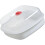 Microwave Steamer for Dumplings and Buns, Stackable Tray with Clear Vented Lid, Single Layer 2
