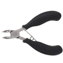 Professional Stainless Steel Cuticle Nipper with Sharp Curved Blades for Ingrown Toenail Care