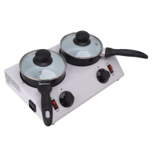Chocolate Melting Pot Dual Tank Electric Tempering Fondue Pot 110V for Chocolate Butter Cheese