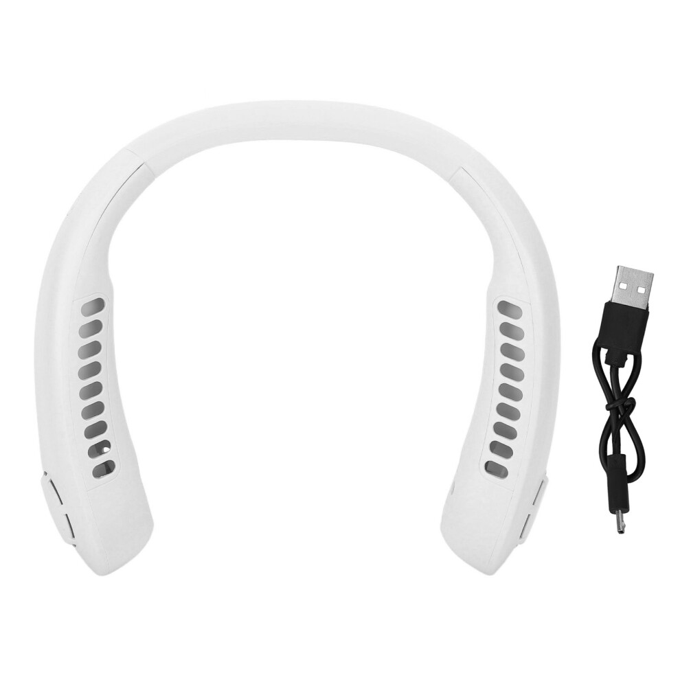 Personal Neck Fan With Long Use Time, Rechargeable Bladeless Cooling Device With Adjustable3speeds, Super Quiet Operation And Comfortable Ergonomic 9357860157612