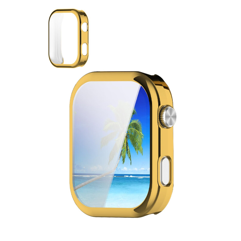 Case With Tempered Glass Screen Protector, Full Coverage Tpu Bumper For Redmi Watch 6 Gold 9113335781498