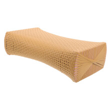 Ergonomic Rattan Sauna Pillow with Neck and Lumbar Support for Steam Spa and Seniors