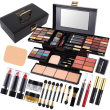 Makeup Kit with 58 Pigment Colors, Professional Palette Set, LongLasting AllinOne Gift