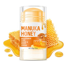 Honey Foot Cream for Cracked Heels with Deep Hydration, Quick Absorption and NonGreasy Balm 1.41oz