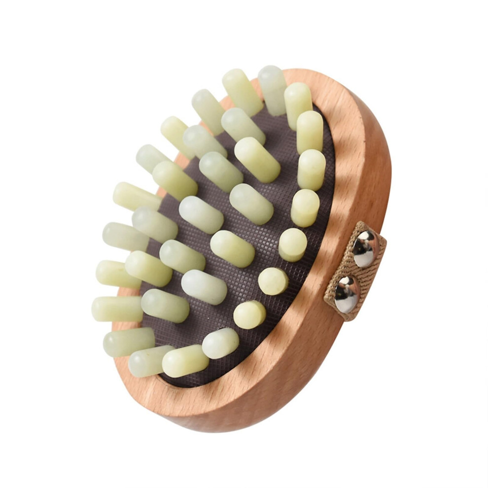Cyan Cellulite Massage Brush For Lymphatic Drainage And Deep Tissue Body Therapy Â