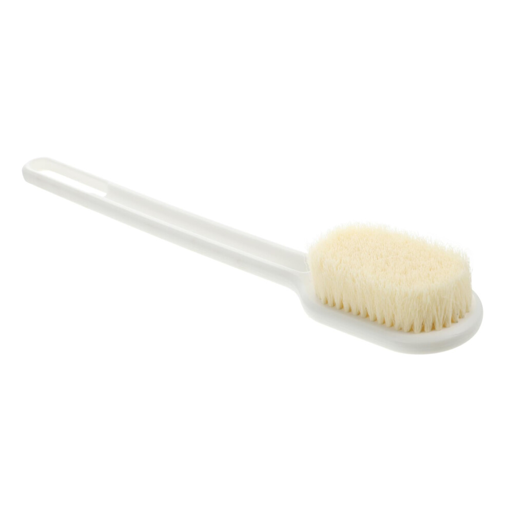 Long Handle Bath Brush and Detachable Palm Scrubber for Back Massage and Gentle Exfoliation