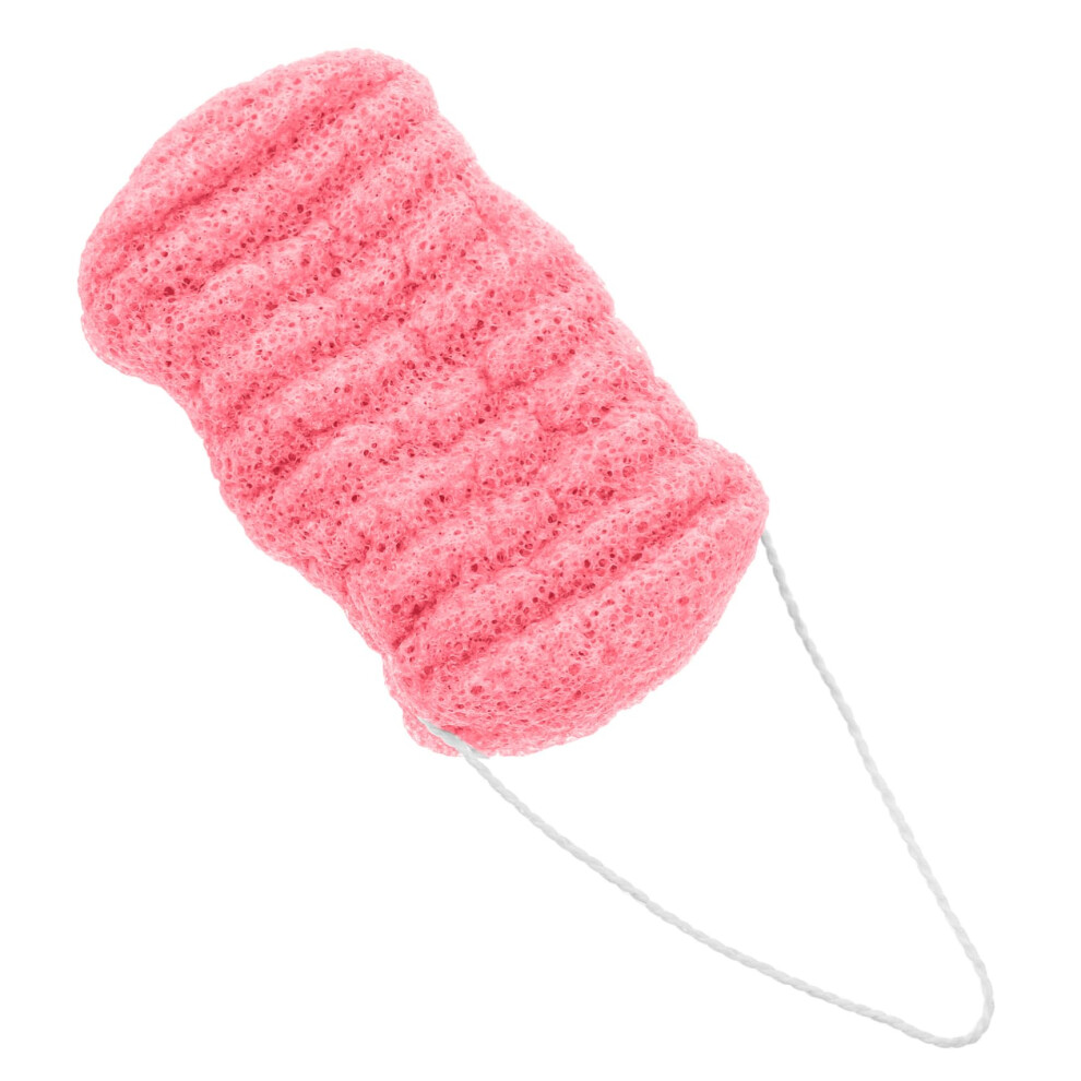Body Scrubber with Bath Sponge for Shower, Gentle Exfoliation and Back Scrubber Attachment