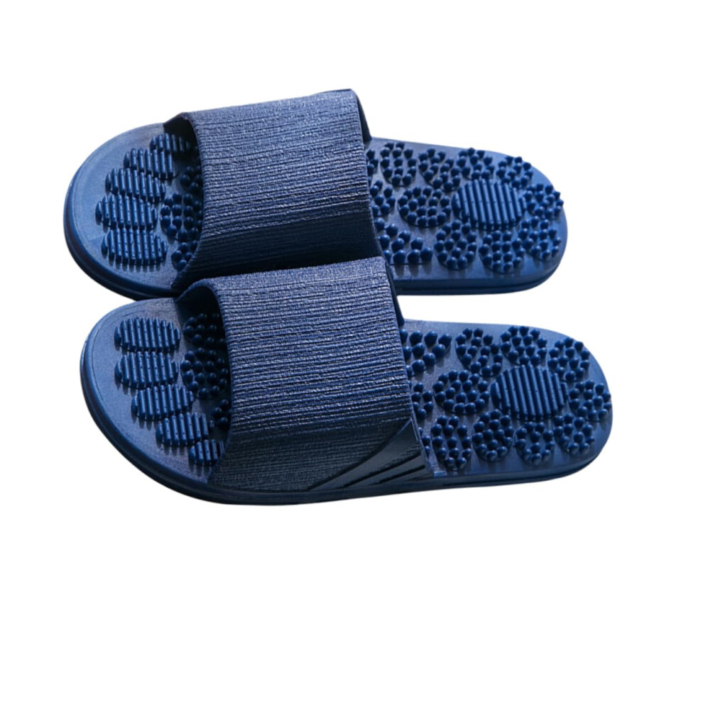 Massage Slippers with Builtin Nodes for Circulation, Unisex SlipOn Foot Massage Shoes for Home Spa