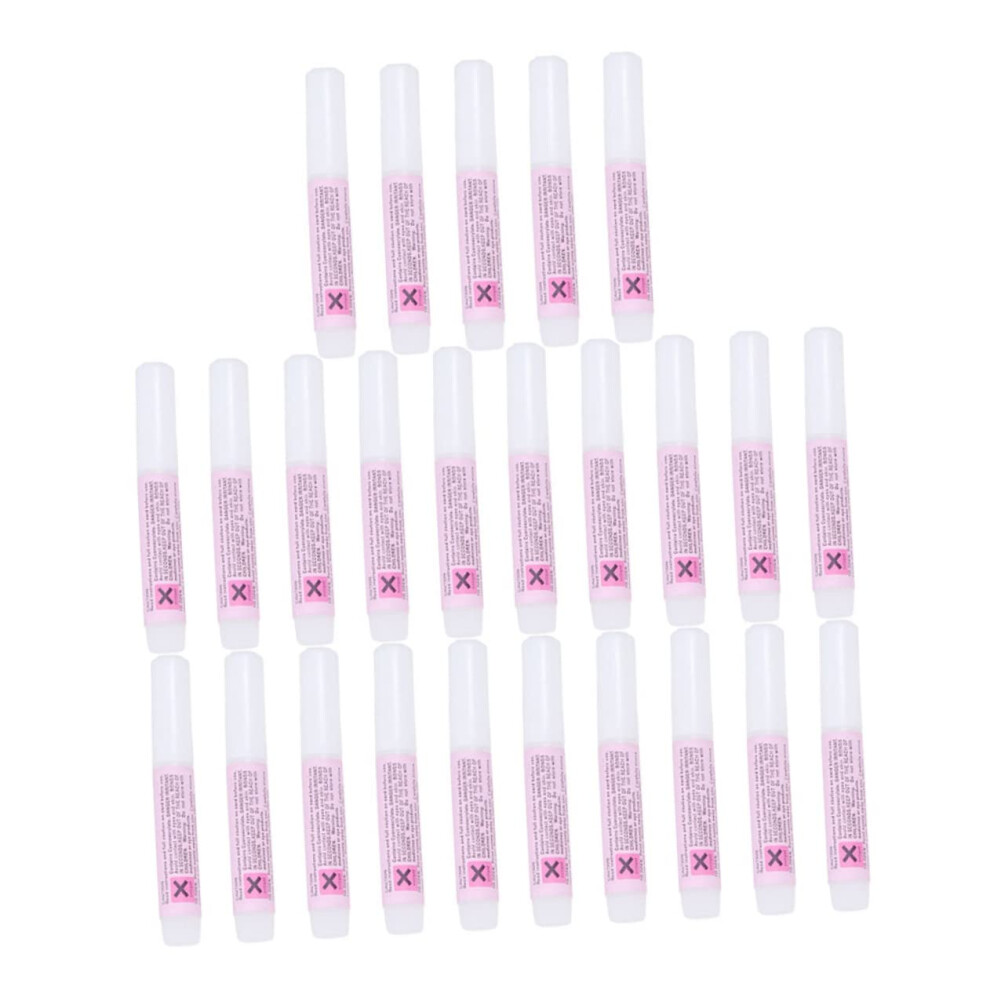 Extra Strong Nail Glue for Acrylic and Press On Nails, Long Lasting Quick Set Adhesive, 25pcs