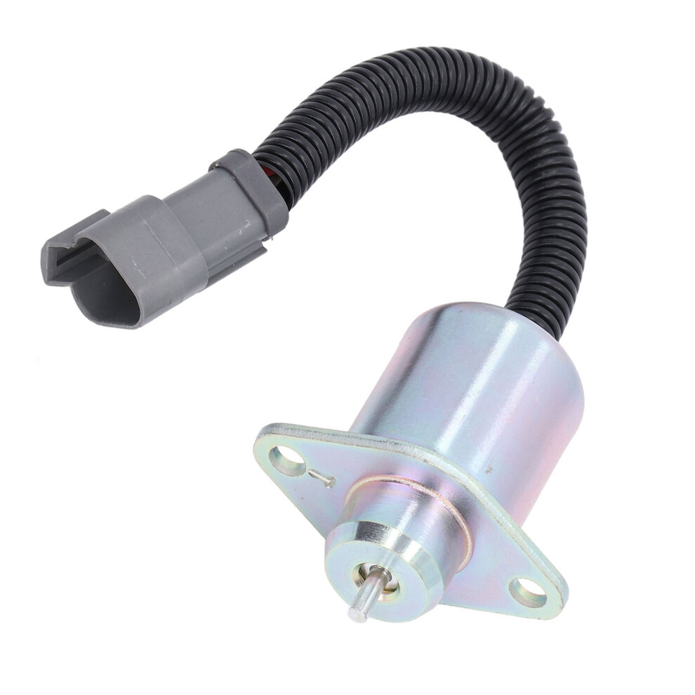 Fuel Shut Off Solenoid 12V For Perkins Cat 216-246 Skid Steer Ub704 3451388247810