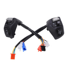 Interruptor universal para guidão de motocicleta, painel de controle multifuncional de 22 mm, design à prova d'água, controle de seta, botão de